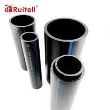 Black Flexible HDPE Perforated Drainage Pipe for Landscaping ...