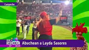 HOME RUN… PERO DE ABUCHEOS PARA LAYDA SANSORES