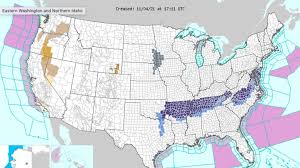 Pronóstico del clima en Estados Unidos hoy miércoles 6 de mayo del 2026: lluvias, tormentas y nevadas en varias regiones