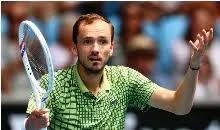 Medvedev’s dire run ends while Djokovic completes century