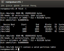 Obraz: Wynik polecenia uname a
