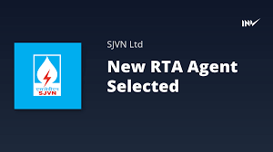 SJVN Limited New Registrar and Share Transfer Agent Appointed