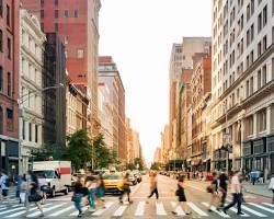 Image of guided tour in New York City