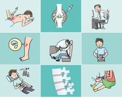 의사가 환자의 무릎을 진찰하는 이미지.  전문적인 진단과 치료의 중요성 강조 이미지