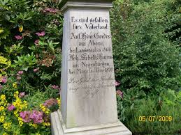 Grab von Anton Hinrich Gerdes (-1866), Friedhof Burhafe