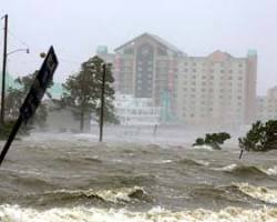 Image of Hurricane Rita flooding in Beaumont