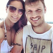 Nick Carter shares photos of his proposal to Lauren Kitt... and her garish engagement ring - article-2283575-183ADB3A000005DC-356_634x632