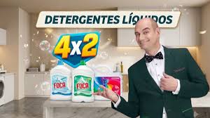 Julio Regalado de Soriana lanza 4×2 en todos los Detergentes Líquidos. Hay Ariel, Más color, Roma, Foca y muchos más