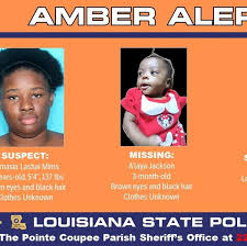 Amber Alert Issued for 3-Month-Old Baby in Louisiana