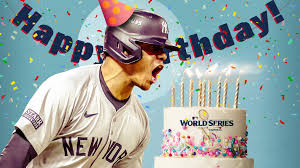 How will Soto celebrate his 26th birthday in World Series Game 1?