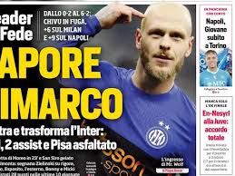 Today’s Papers: Inter comeback, Dimarco spice, Verratti idea