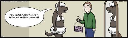 Image result for wolf in sheep's clothing cartoon