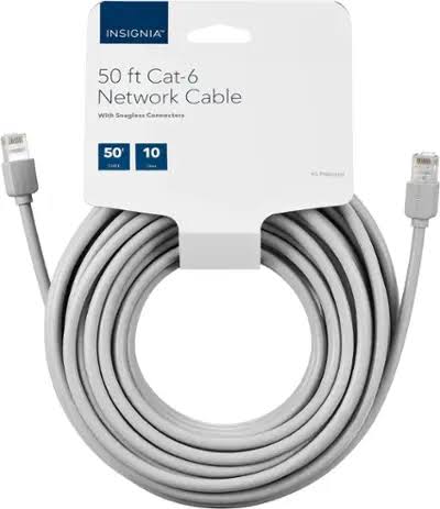 Insignia 50' Cat-6 Ethernet Cable