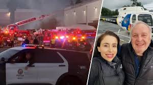 Helicopter providing coverage for NBCLA, Telemundo 52 crashes in Los Angeles