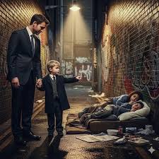 DAD, THOSE KIDS IN THE GARBAGE LOOKED LIKE ME!" — BOY SHOCKS ...
