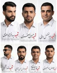 تصاویر ۷ شهید نیروی زمینی ارتش در حمله آمریکا به پادگان بمپور