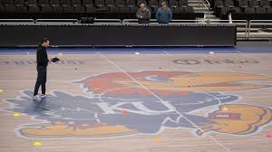 An inside look at the Big 12 Tournament’s LED glass court — and how it all works