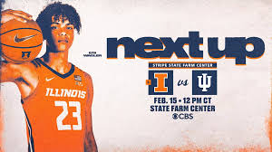 #8 Illini Welcome Indiana for Stripe State Farm Center Matchup