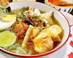 Gambar Soto Gading with various toppings