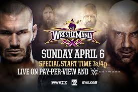 Here&#39;s the current &quot;WrestleMania 30&quot; match card and line up for the pay-per-view scheduled for Sun., April 6, 2014, at the Mercedes-Benz Superdome in New ... - mania_30.0_standard_730.0