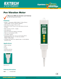 Pen Vibration Meter