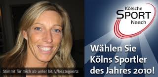 Wahl zu Kölns Sportlerin des Jahres | Beate Görtz - wahl-zu-koelns-sportlerin-des-jahres-2010-beate-goertz