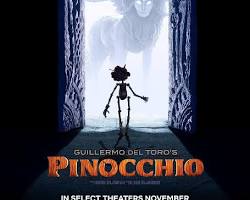 Image of Guillermo del Toro's Pinocchio (2022) movie poster