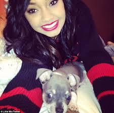 Meet Maurice! Little Mix&#39;s Leigh-Anne Pinnock shares pictures of her adorable new puppy - article-0-16869F17000005DC-934_634x633