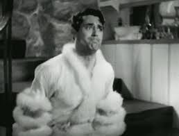 Resultado de imagen de cary grant en bata, en la fiera de mi niña