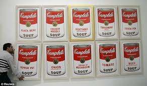 Image result for andy warhol Campbell's Soup