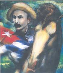 Resultado de imagen para jose marti y la bandera cubana