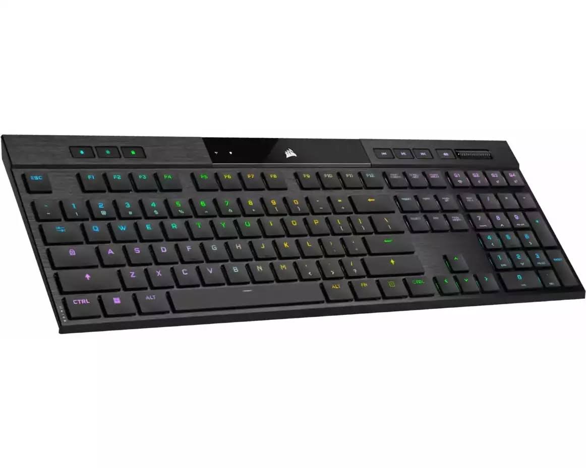 Corsair K100 AIR WIRELESS RGB Ultra-Thin Mechanical Gaming Keyboard