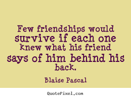 Friendship quotes - Few friendships would survive if each one knew ... via Relatably.com