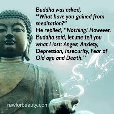 Meditation ~ What I lost: Anger, Anxiety, Depression, Insecurity ... via Relatably.com