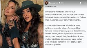 Lauana Prado anuncia fim de noivado: 'Decidimos seguir caminhos diferentes'