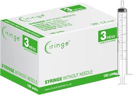 Ciringe 3 ml Syringe - Pack of 100 : Amazon.co.uk: Health ...