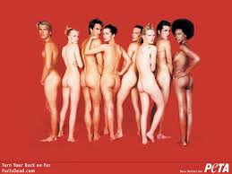 Image result for peta "rather go naked"