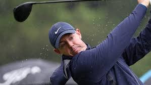 Rory McIlroy handles rain, then wind to share clubhouse lead at The Genesis Invitational