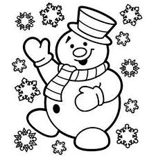 Image result for coloring book snowmen