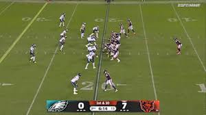 Keenum's 25-yard strike to Burden III gets Bears near the midfield mark