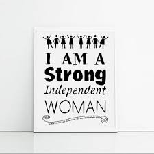 Fun Typography Quotes - Modern Woman from PrintsOfHeart via Relatably.com