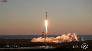 SpaceX launches Starlink satellites into nice skies