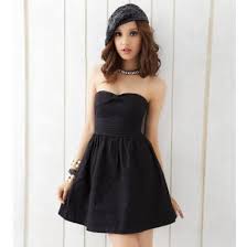 Image result for black and white party dresses for teenagers