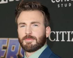 Image of Chris Evans, most handsome man in the world