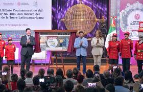 Sorteo Mayor de Lotería Nacional reconoce el 70 aniversario de la Torre Latinoamericana por ser ícono de la arquitectura mexicana