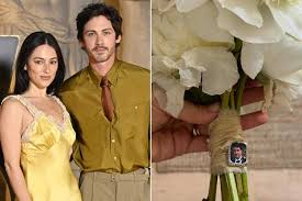 Logan Lerman and Analuisa ‘Ana’ Corrigan Share First Photos From Their Backyard Wedding