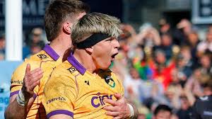 Fin Smith’s last-gasp try steals victory for Northampton at Exeter
