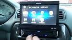 Pop up touch screen radio