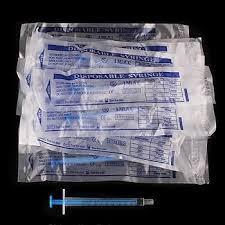25 pcs 1ml Syringes, No Needle Syringe for Refilling and ...