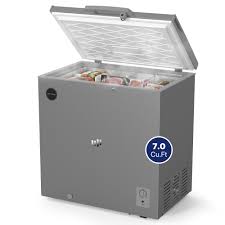 Upstreman 7-cu ft Garage Ready Chest Freezer (Silver) in the ...